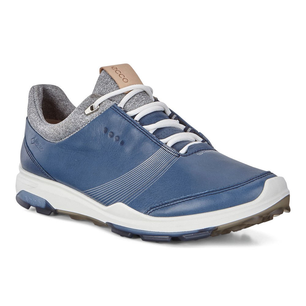 Womens Golf Shoes - ECCO Biom Hybrid 3 Gtx - Blue - 2708OBJXF